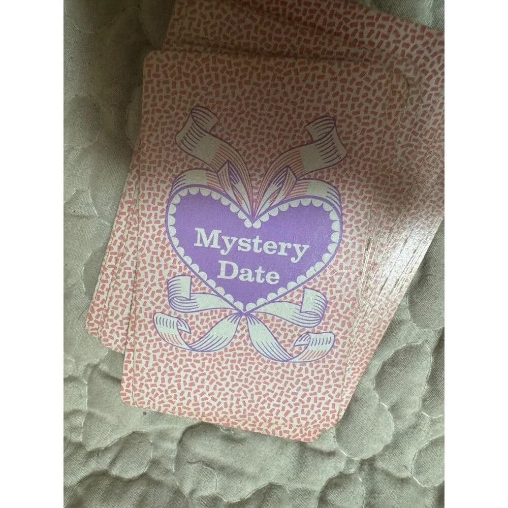 Vintage 1965 Milton Bradley Mystery Date Replacement Parts - Cards Pawns